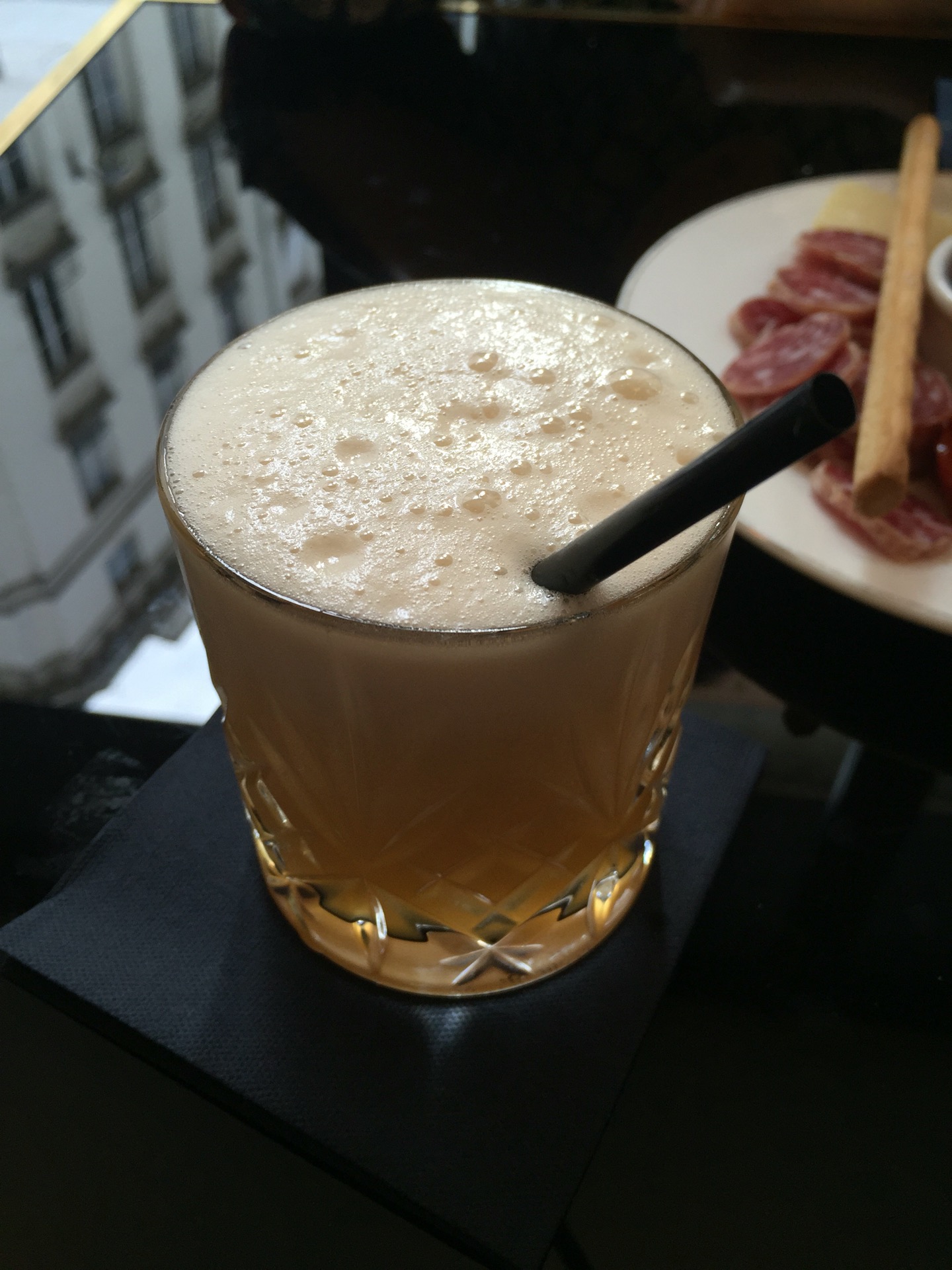 amaretto sour is a go-to even though all cockta.