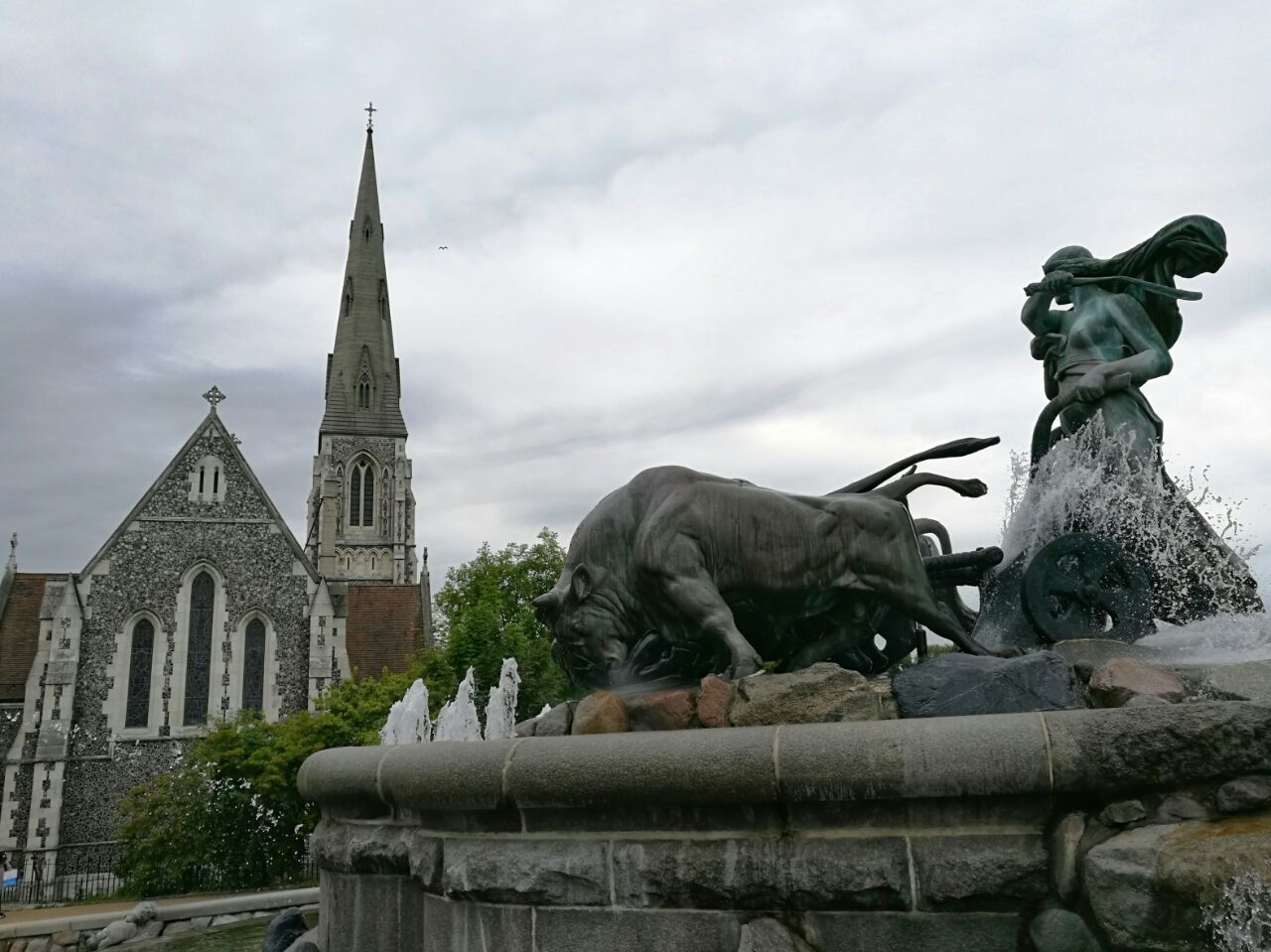 哥本哈根盖费昂喷泉好玩吗,哥本哈根盖费昂喷泉景点怎么样_点评_评价