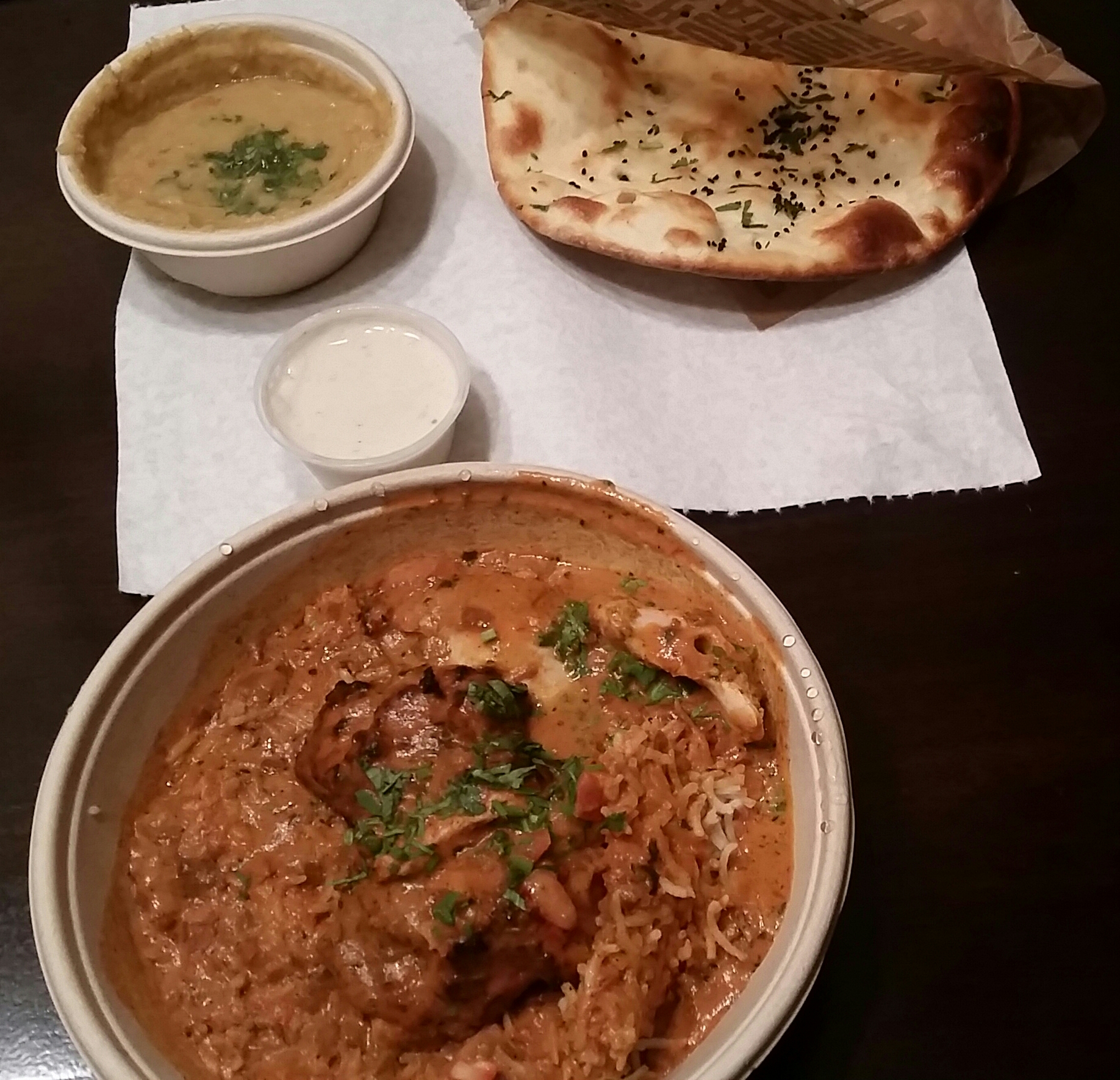 chicken tikka masala naan lentil soup