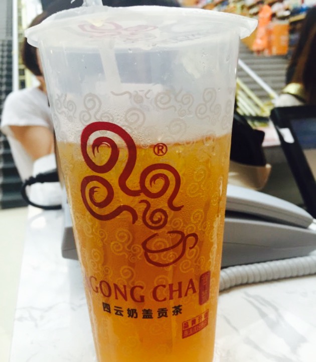 2023四云奶盖贡茶(奥林匹克店)美食餐厅,点了个最贵的熊猫奶盖格雷,.