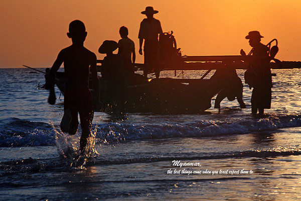 维桑ngwe saung beach:尚未雕琢的世外天堂