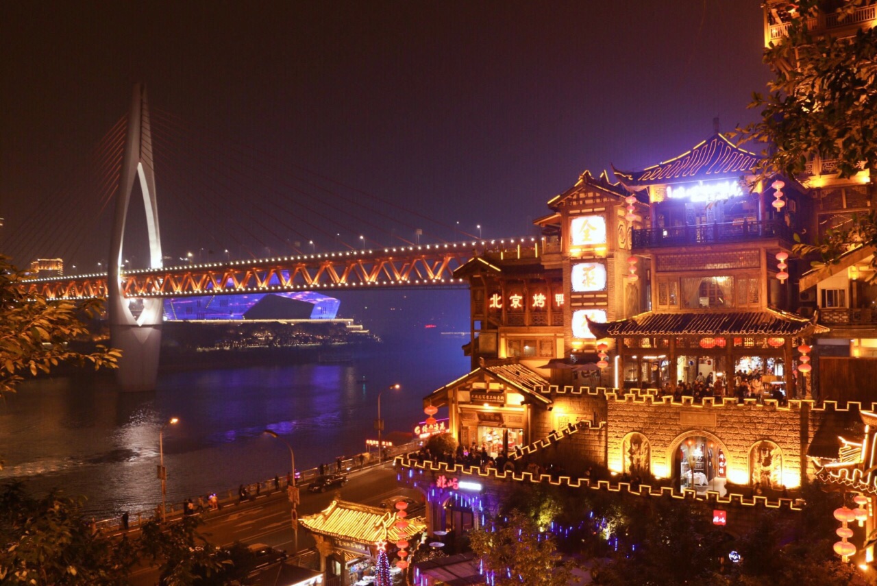 重庆主城区最美大桥竟然不是千厮门，这座桥的的夜景简直美哭！ - 知乎