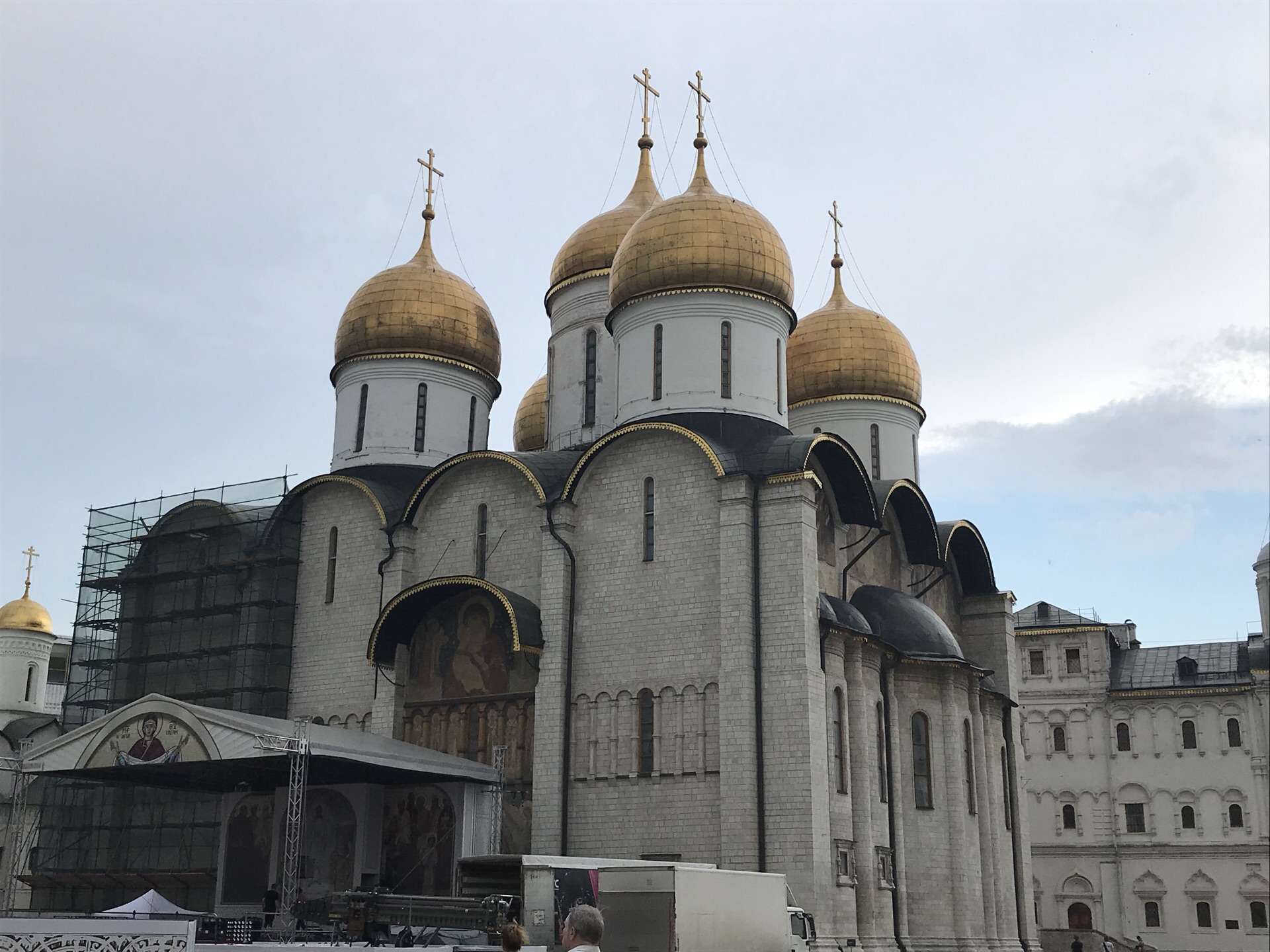 克里姆林宫教堂群 克里姆林宫内部的教堂广场是俄罗斯最古 - 花粉随手拍风光 花粉俱乐部