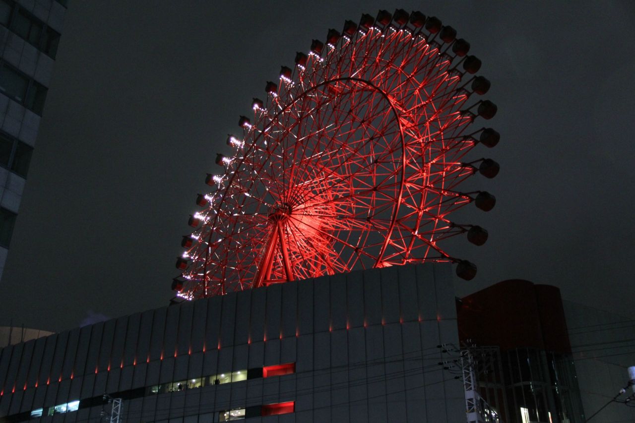 2021hep five摩天轮玩乐攻略,这个摩天轮在梅田商圈一带可.