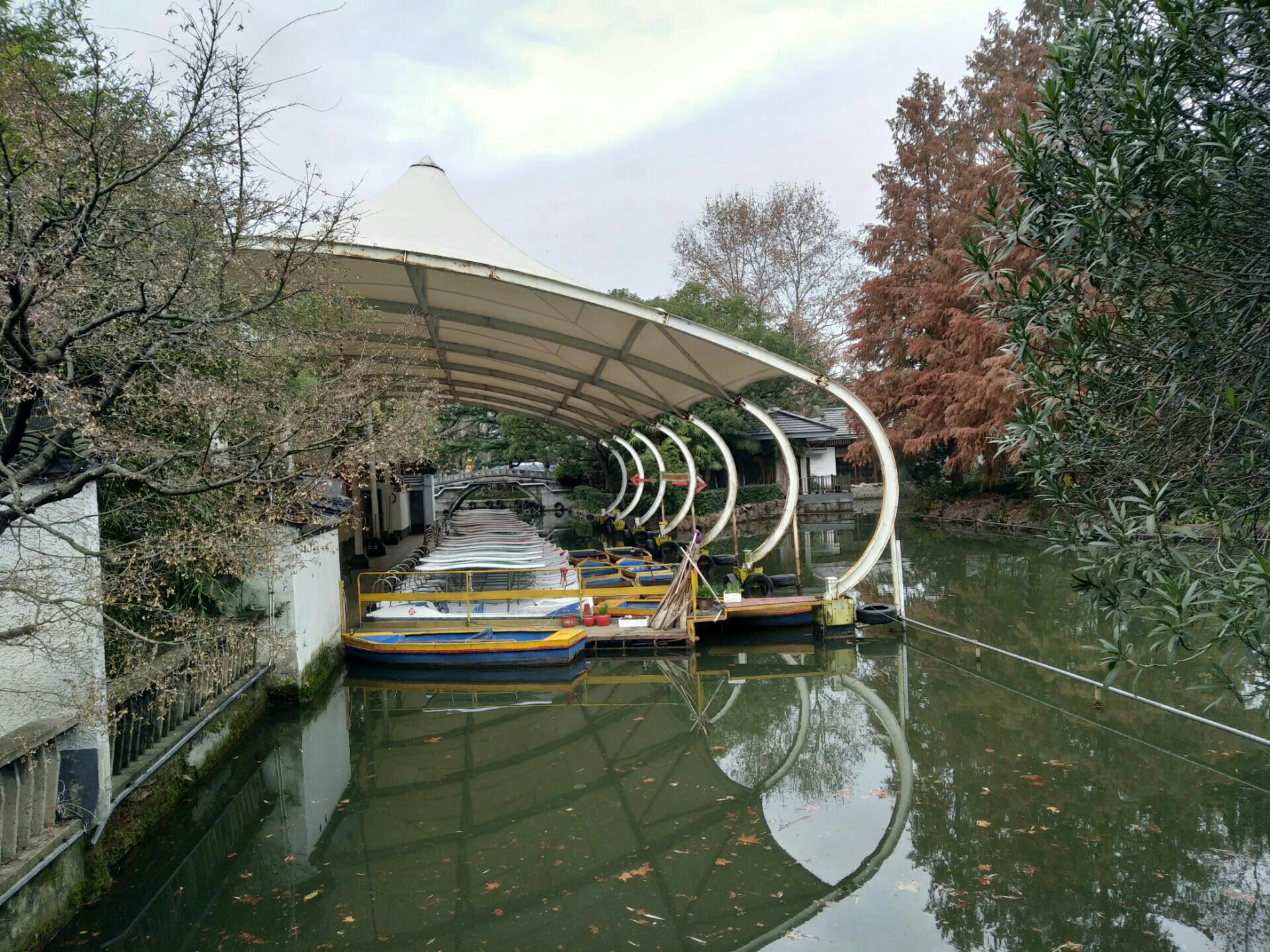 康健园为免费公园,为周边居民提供了休闲娱乐