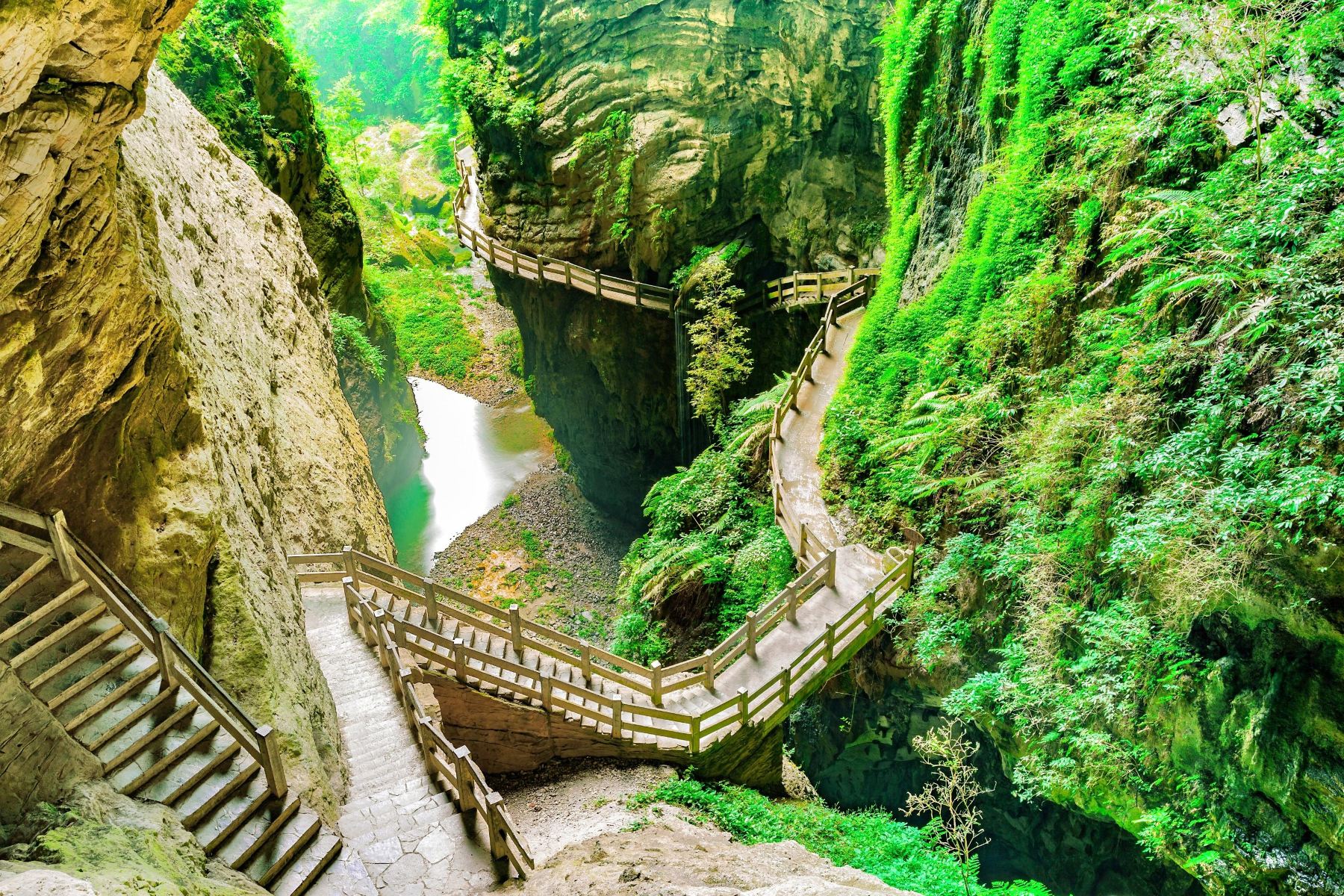龙水峡地缝(Longshui Gorge)