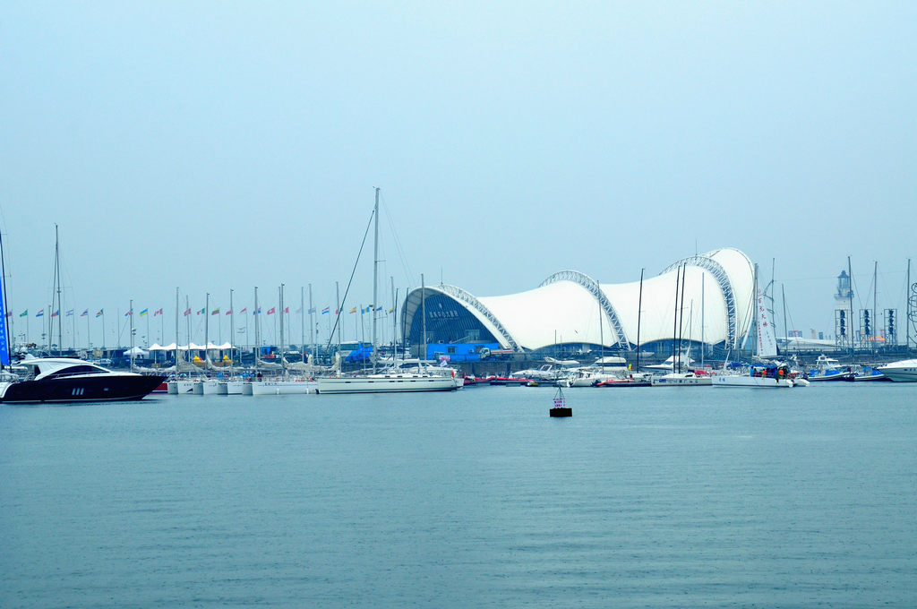奥林匹克帆船中心也是青岛的一个著名景点.
