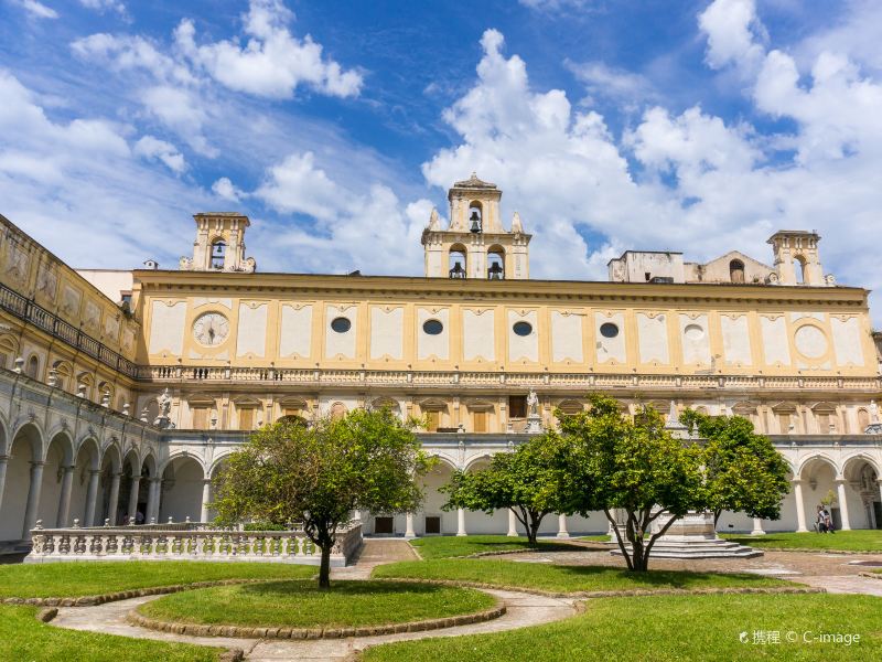 整座那不勒斯城市" "这里是那不勒斯的标志" "它坐落在沃梅罗山顶" "