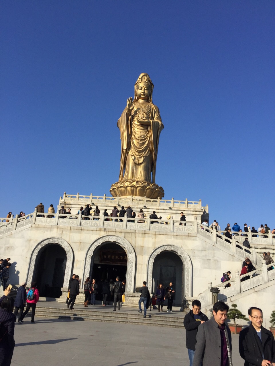 浙江普陀山風景區 33米高南海觀音 普濟禪寺一日遊【預定送祈福佛珠