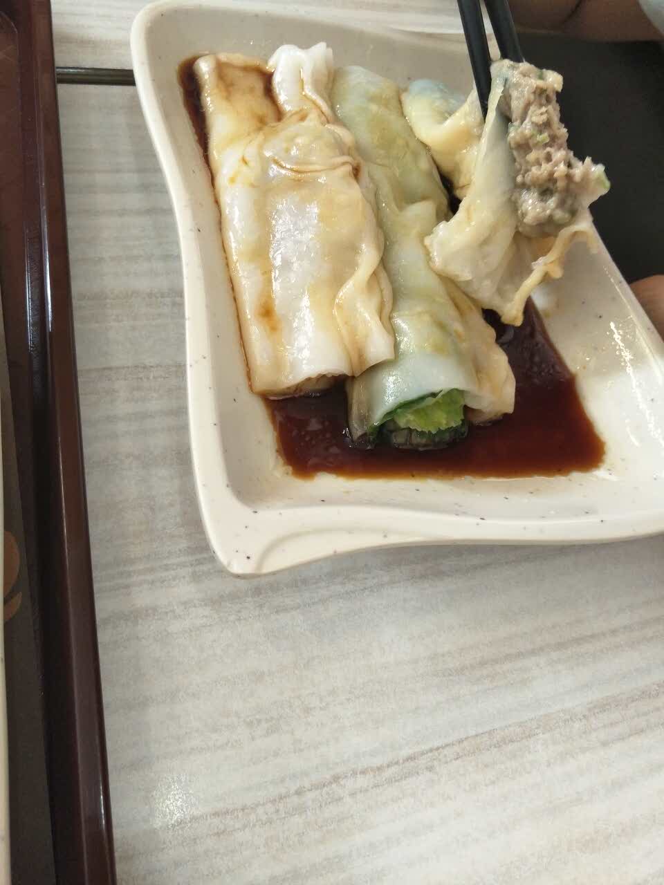 2021真功夫(海丰岁宝店)美食餐厅,肠粉很滑,豆浆很浓,米粉也.