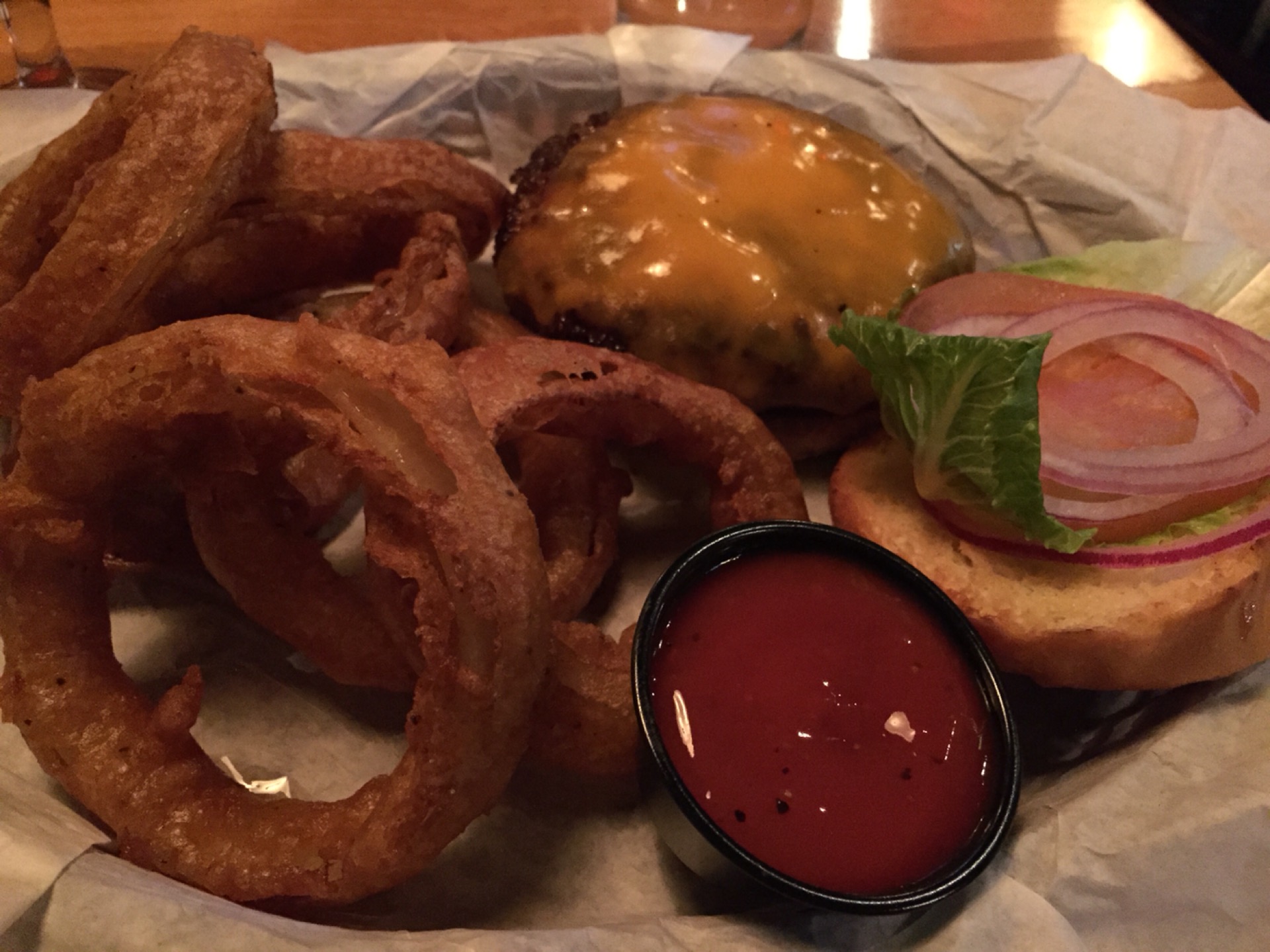 bisonburgerblendedwithhorseradishandbacon