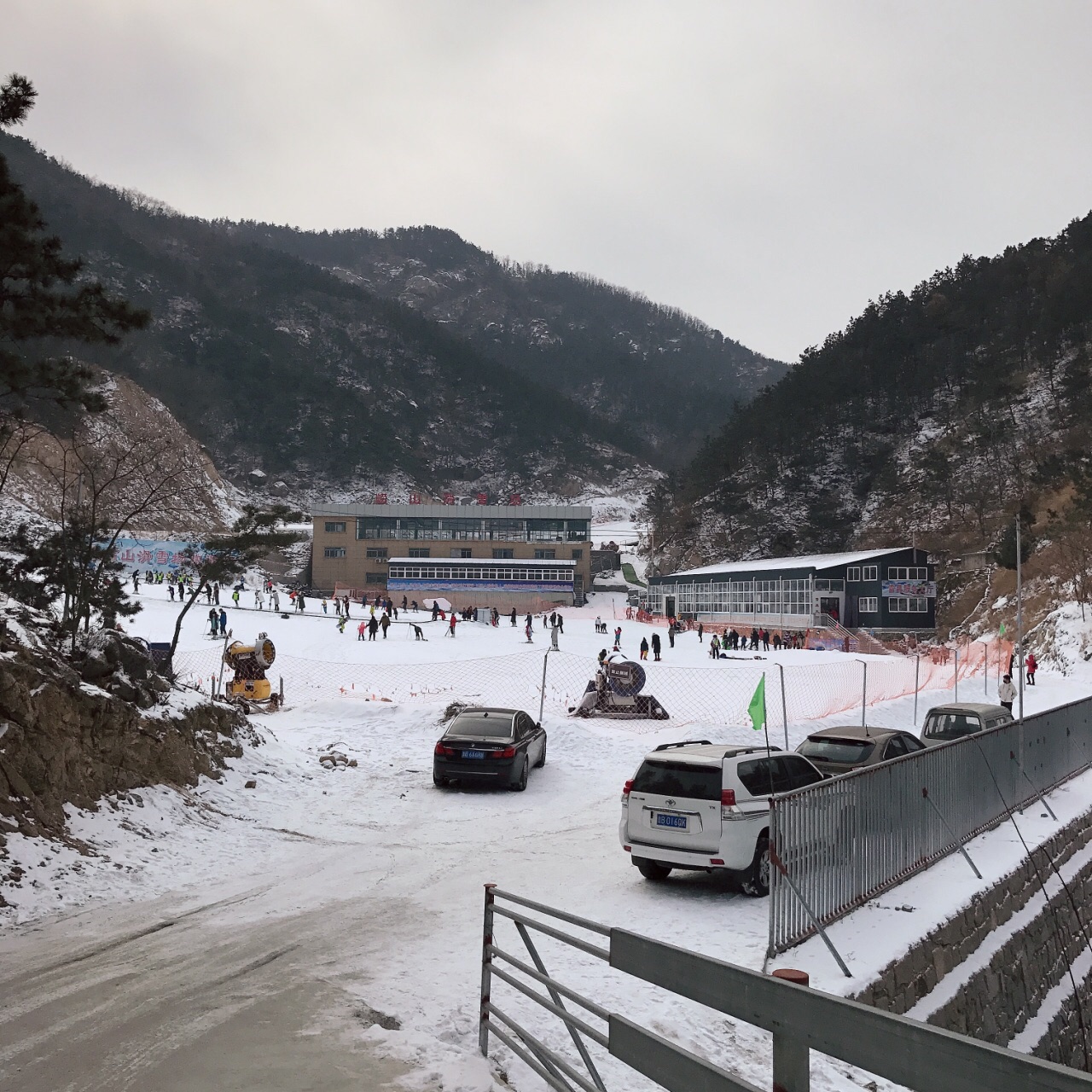 青岛崂山北宅高山滑雪场