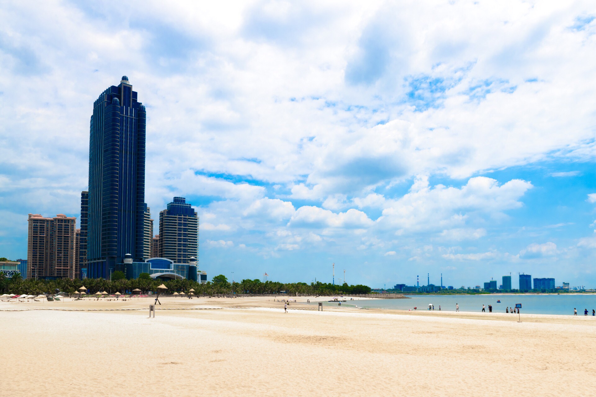 晋江金沙湾海滩图片