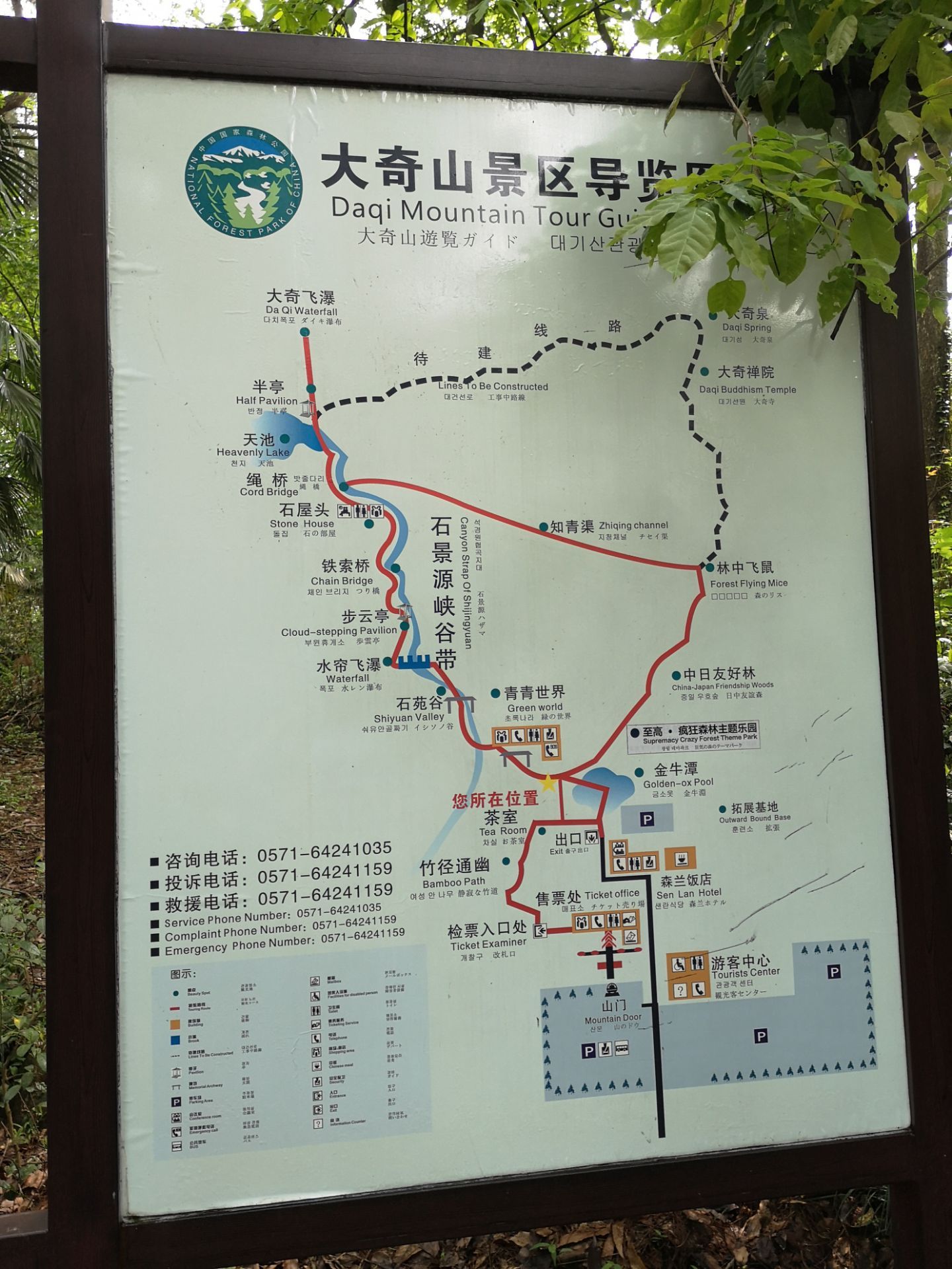 2023大奇山国家森林公园游玩攻略,.都是靠着景区指示牌,选择.