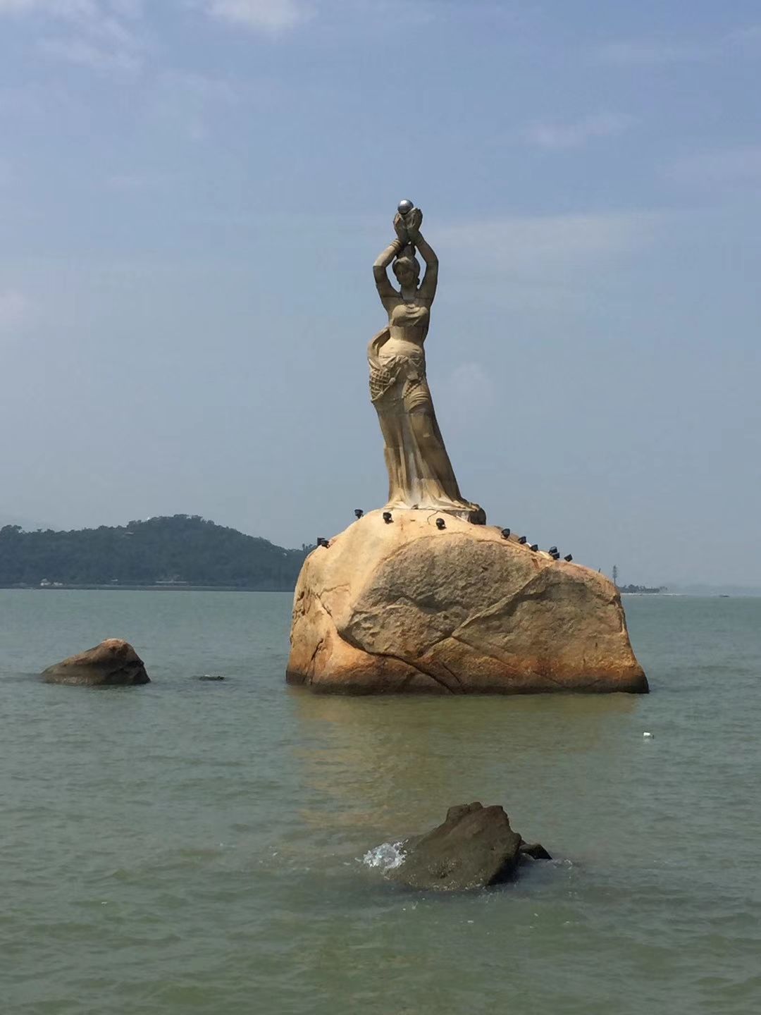 珠海渔女雕像掠影 - 绝美图库 - 华声论坛