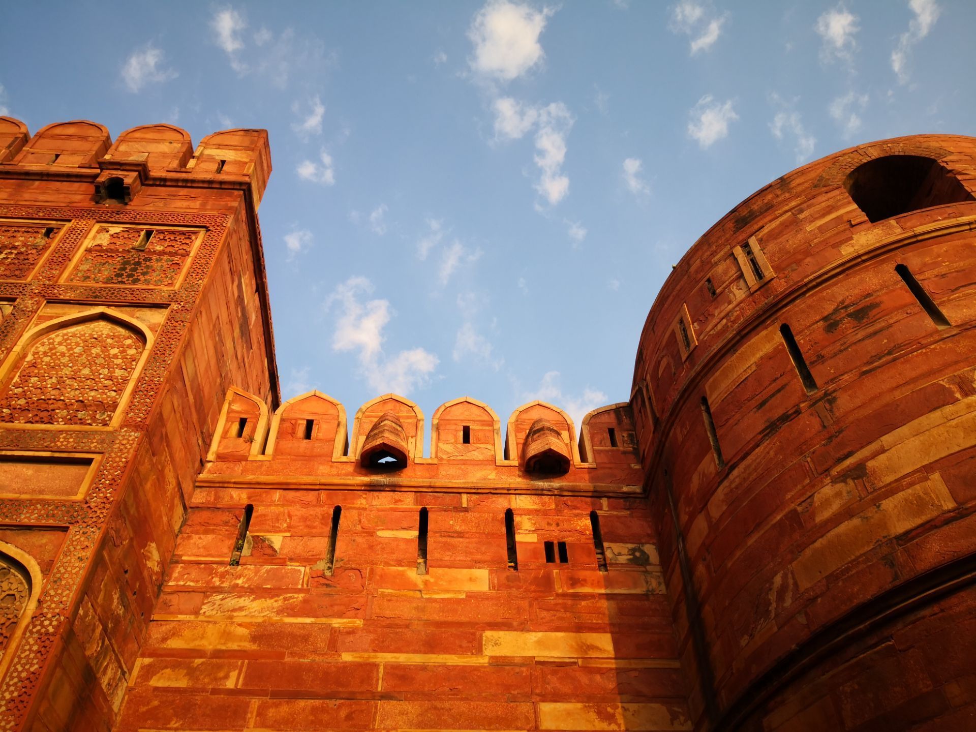 阿格拉古堡建筑是古代印度