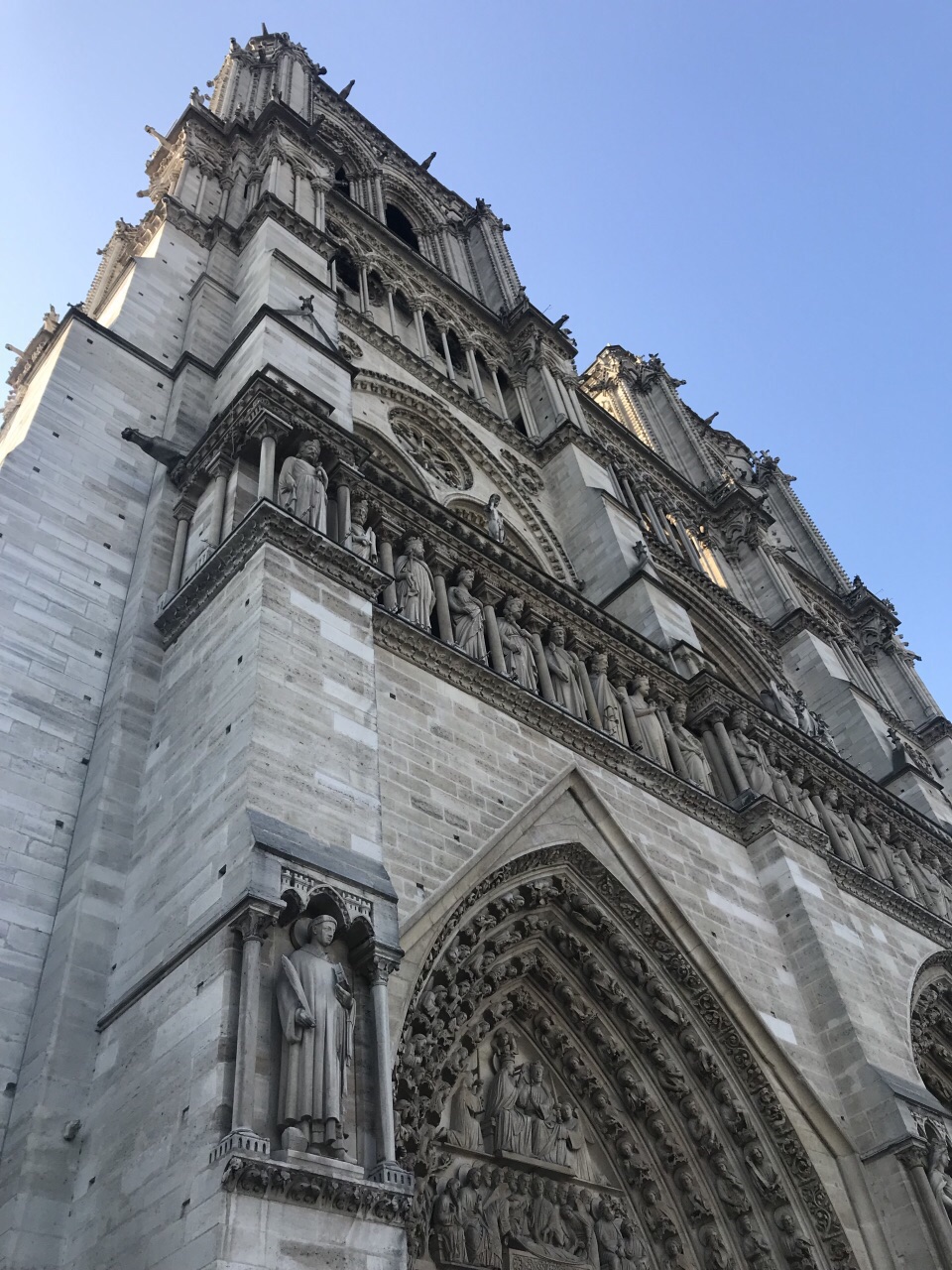 towers of notre-dame cathedral