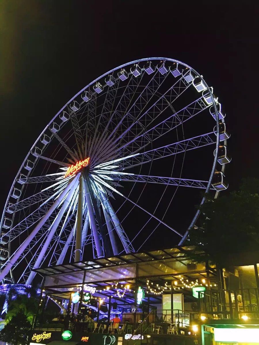 【携程攻略】曼谷曼谷夜市摩天轮景点,asiatique夜市是全曼谷最棒的