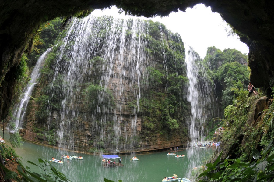 衡山衡山水帘洞图片