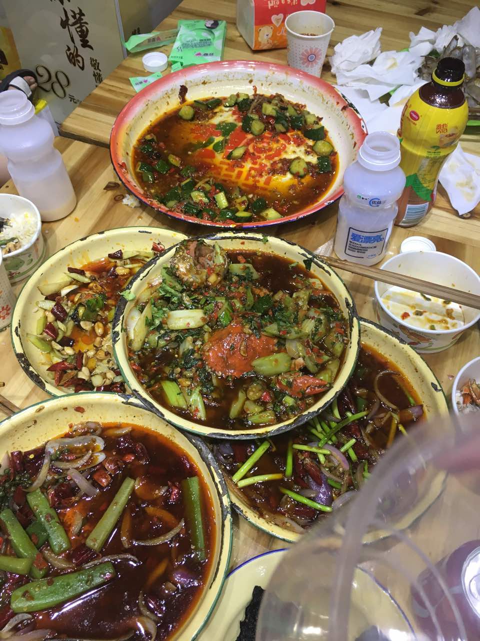 2021夹夹大·蟹蟹大排档(祥和里店)美食餐厅,老板扯的很 好耍,味道