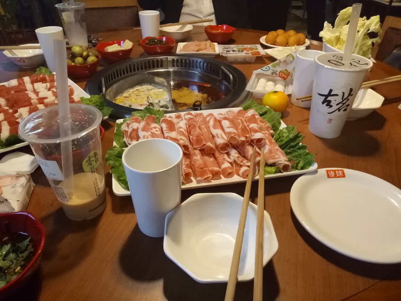 2021傣妹火锅(福客汇店)美食餐厅,饱饱饱饱~撑撑撑~不过吃的很.