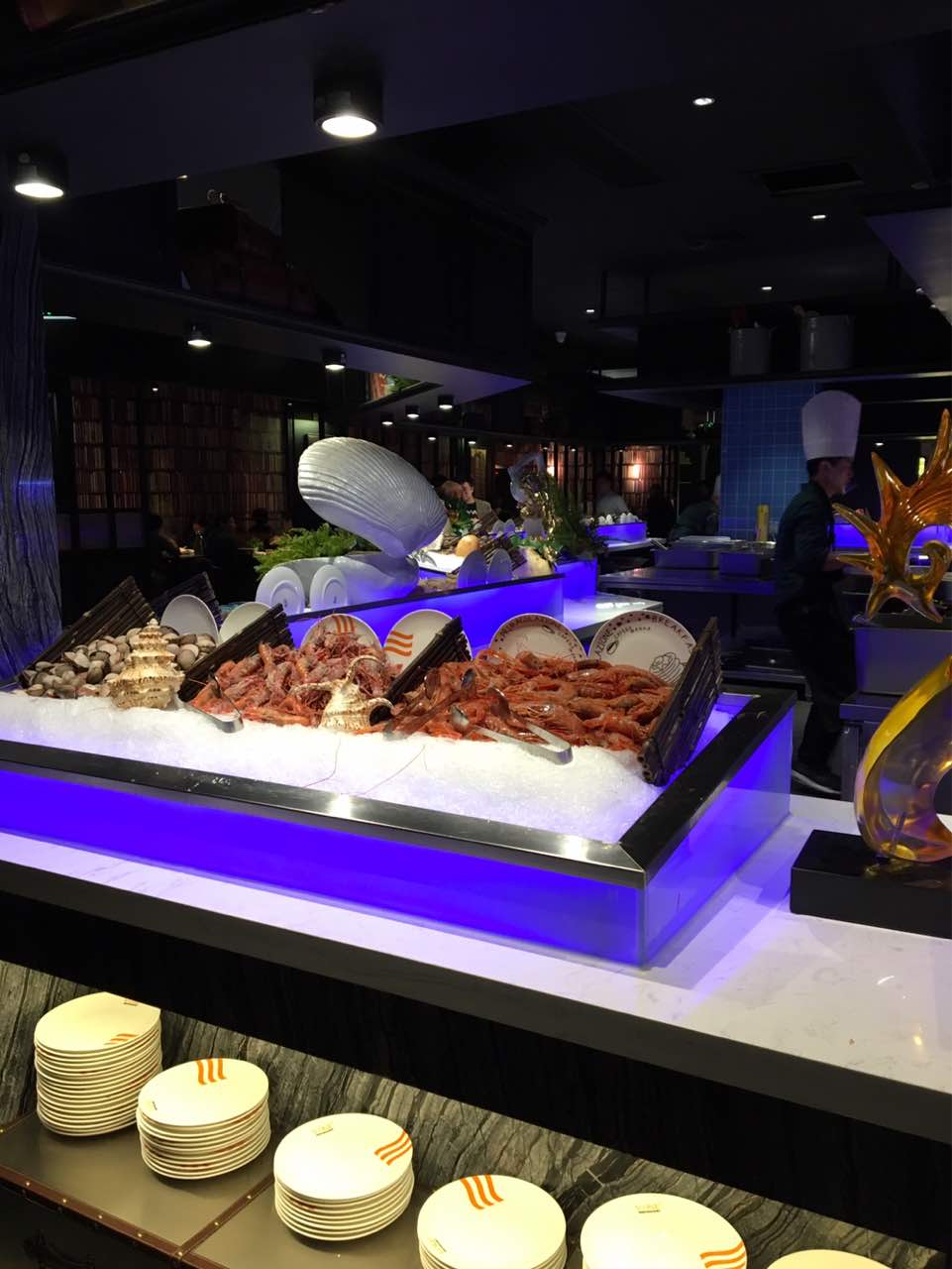 v-one西雅图海鲜自助餐厅(万达广场店)