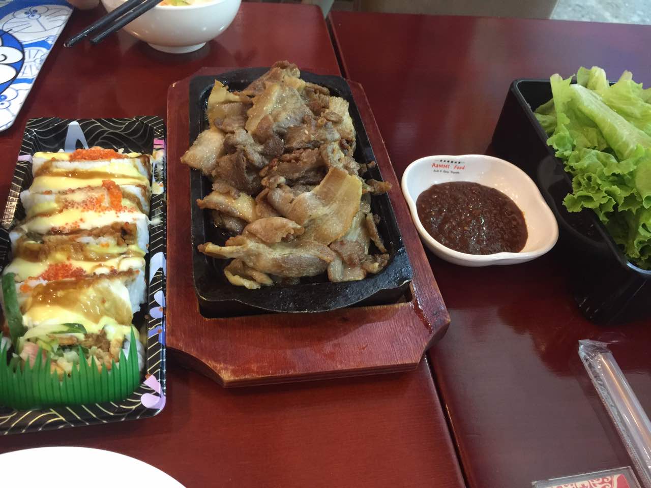 2022aammifood阿米韩国料理(怀特店)美食餐厅,寿司和牛肉拌饭好吃,烤