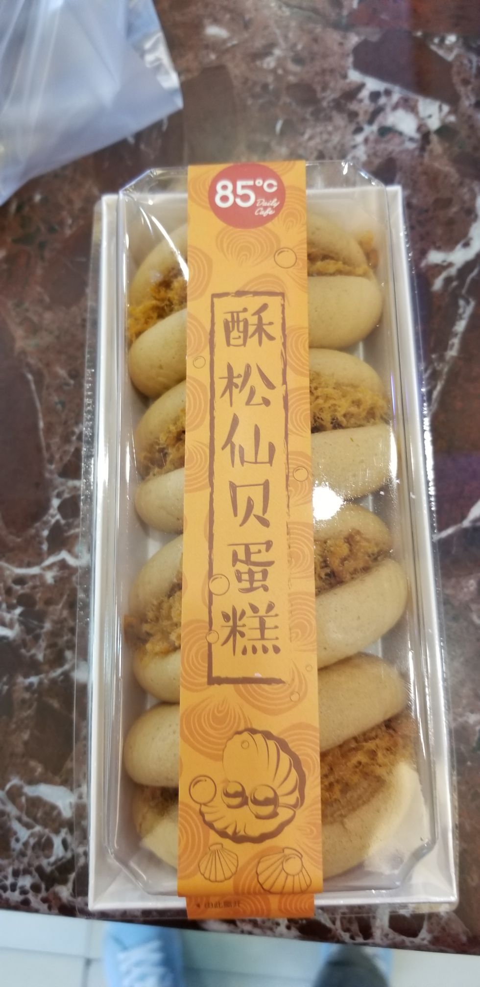 酥松仙贝蛋糕最好吃蛋糕很绵软肉松也很赞