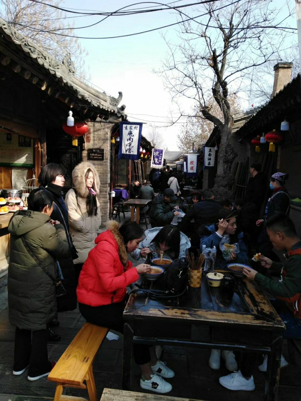 西安市袁家村小吃街图片