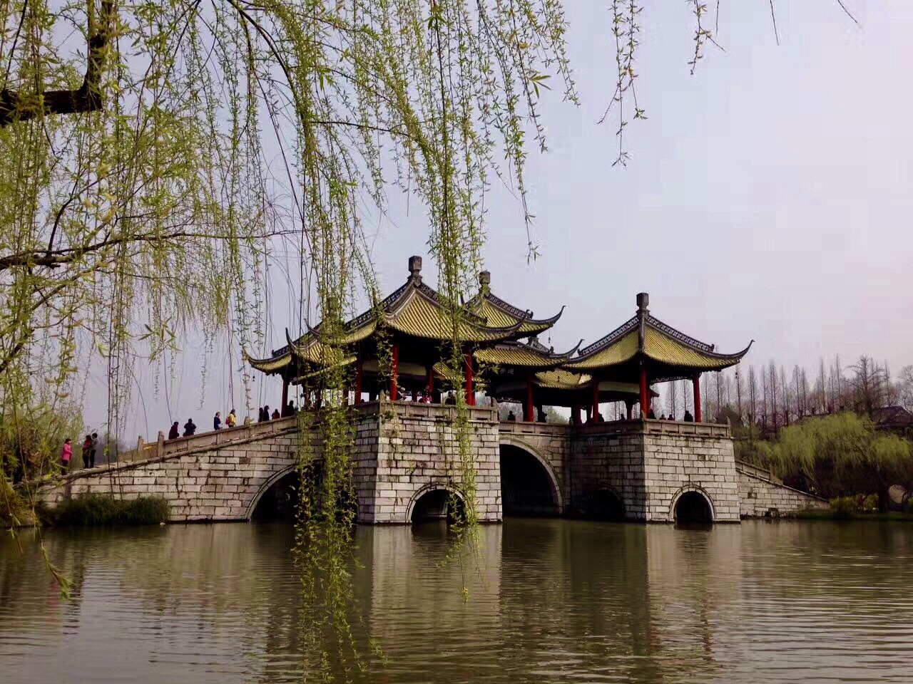 五亭桥扬州著名景点高清摄影大图-千库网