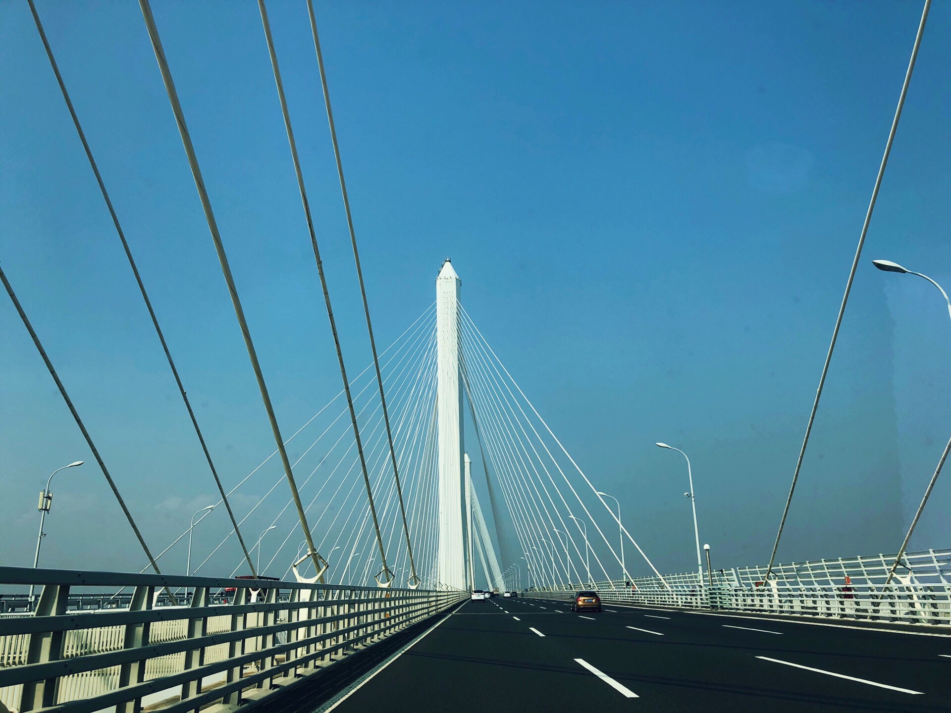 它是连接嘉兴市与绍兴市上虞区的过江通道,横跨杭州湾海域,是常台高速