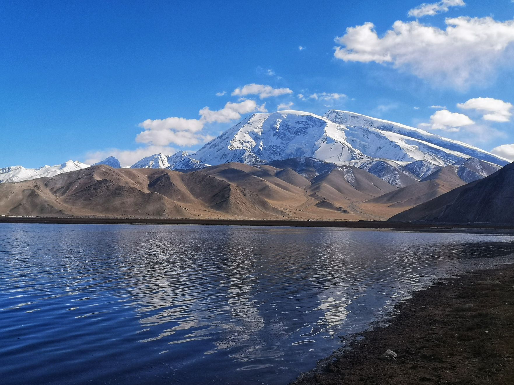 新疆喀什帕米尔高原白沙湖风光摄影高清图片下载-正版图片500818778-摄图网