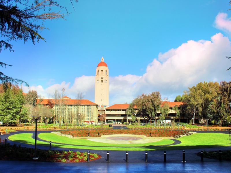 斯坦福大学校园景观图片