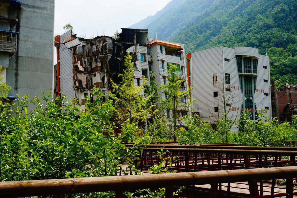 北川地震遺址