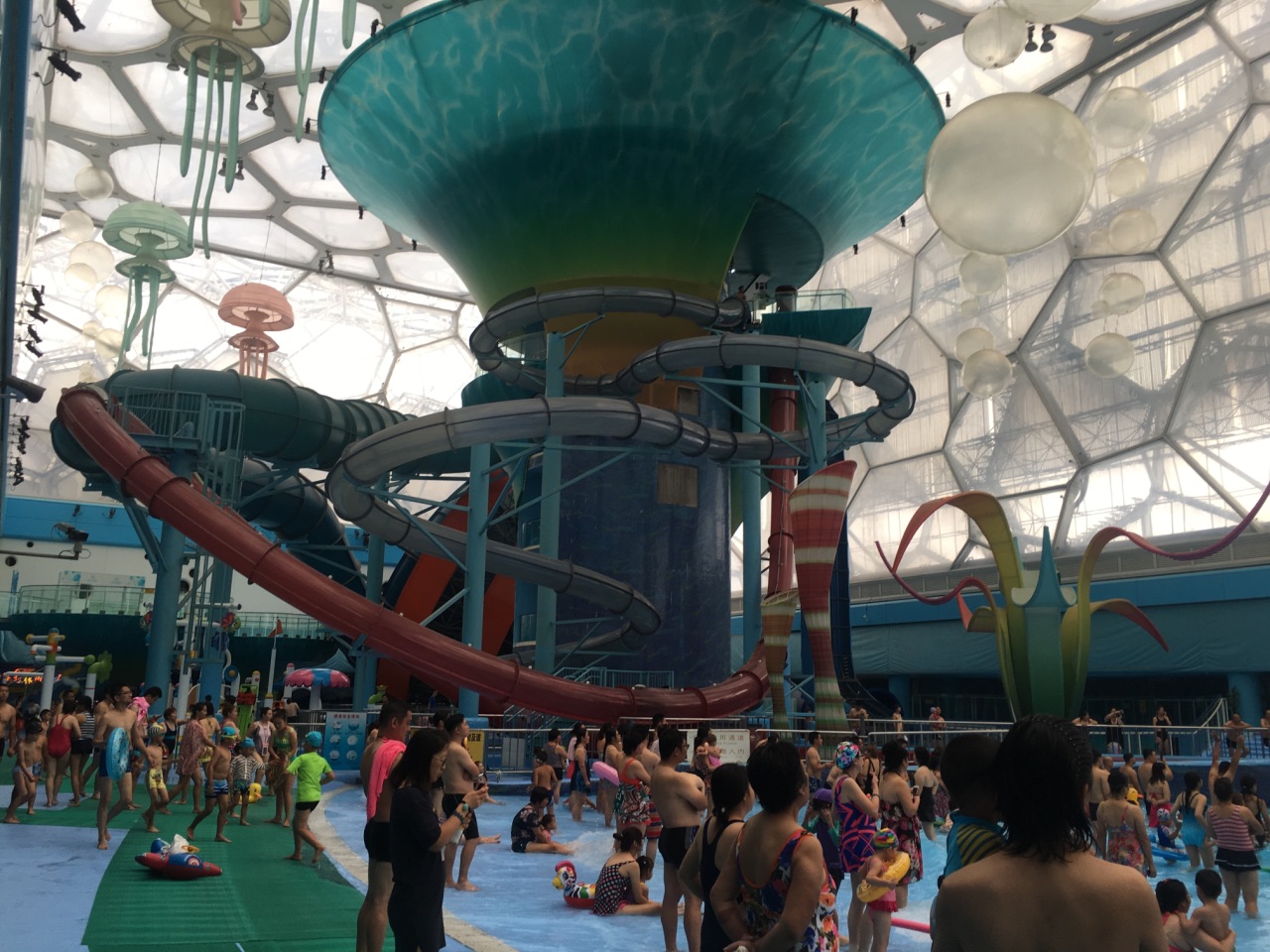 北京水立方嬉水乐园好玩吗,北京水立方嬉水乐园景点怎么样_点评_评价