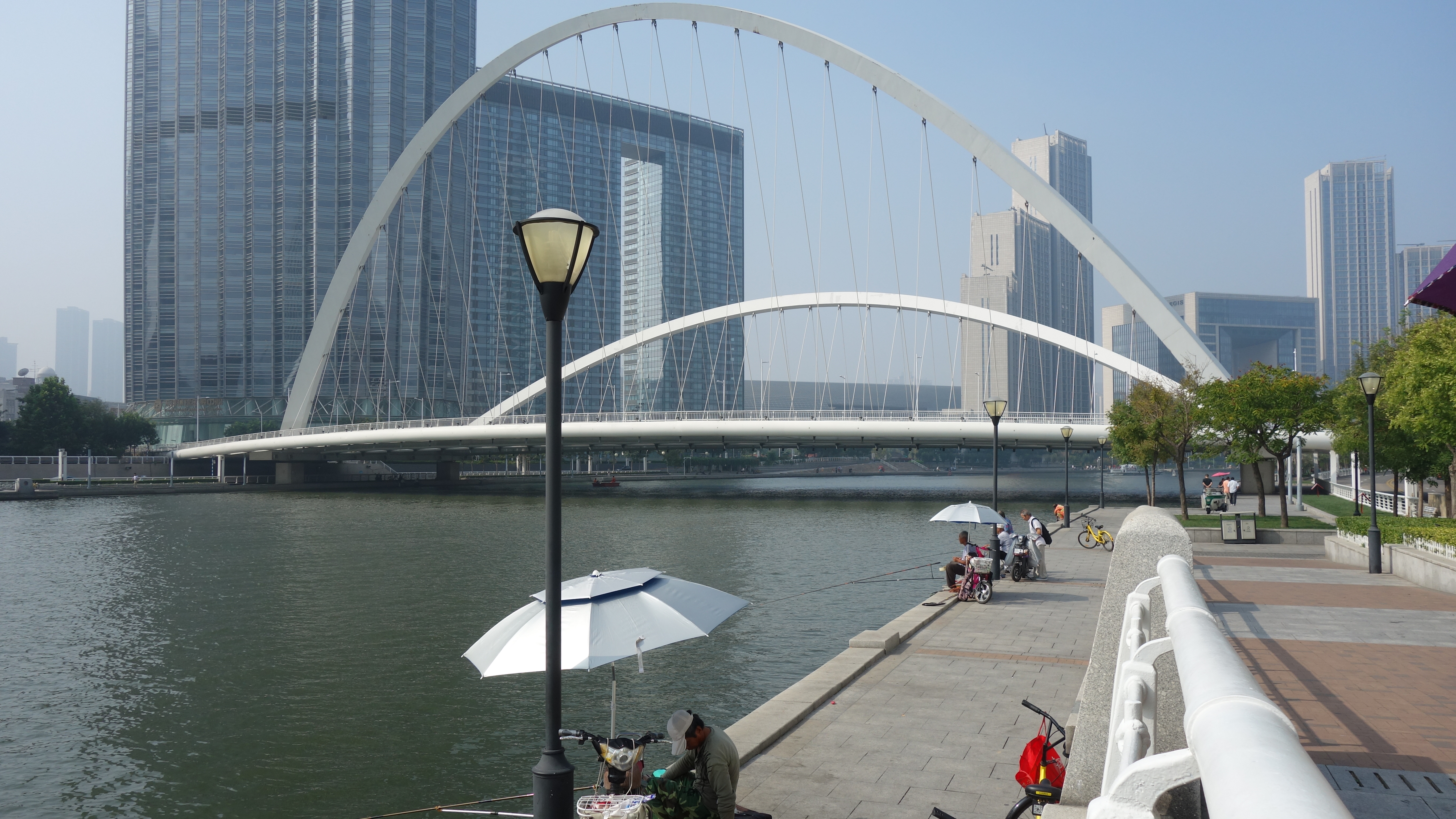 天津海河广场桥图片