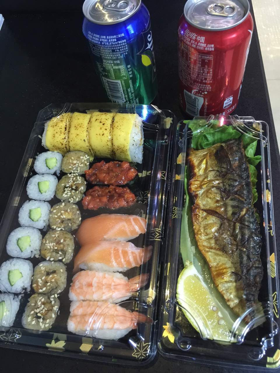 今天过来打包没想到95折后还有立减5元,挺划算的!吃寿司还是找元吉