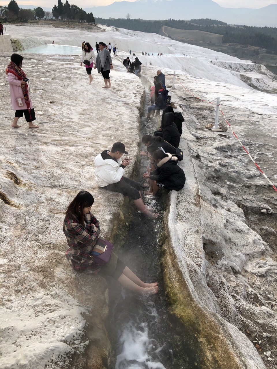 棉花堡温泉池