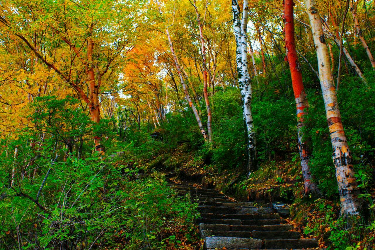 【携程攻略】涞源白石山世界地质公园景点,白石山四季好风光,魏然耸立