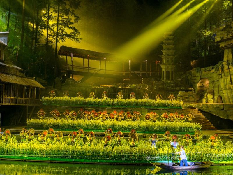 《边城》大型森林剧场演出