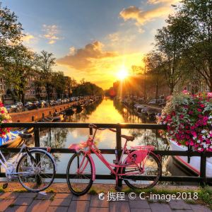阿姆斯特丹运河的图片