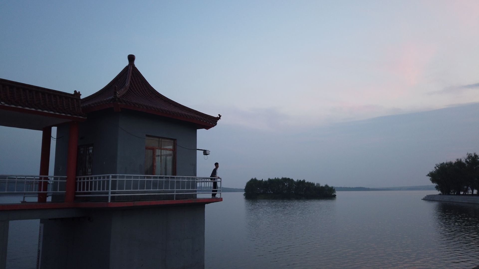 法库财湖风景区图片