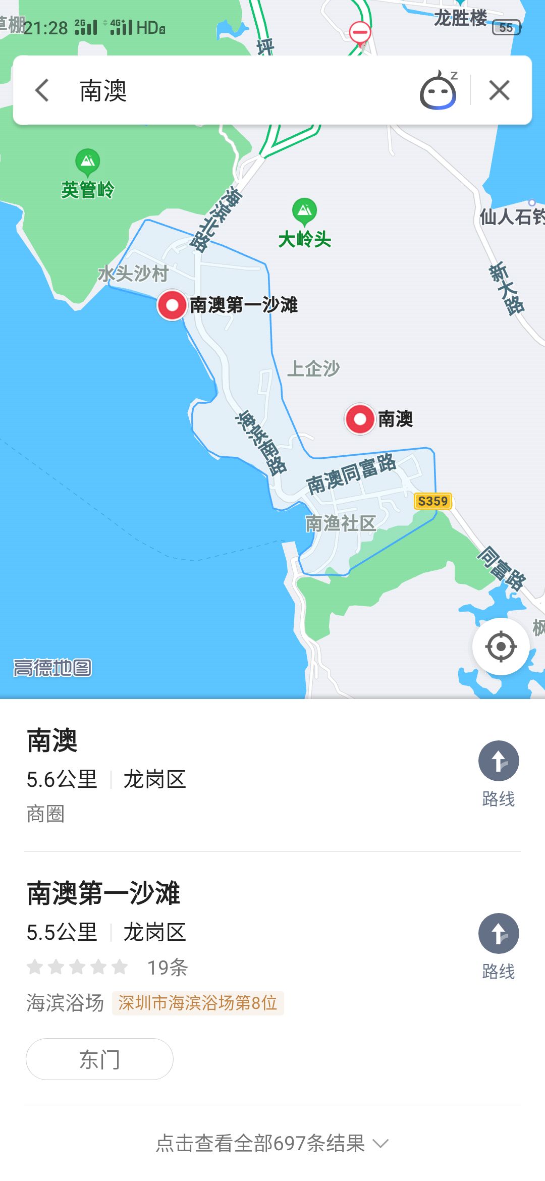 深圳较场尾地图图片