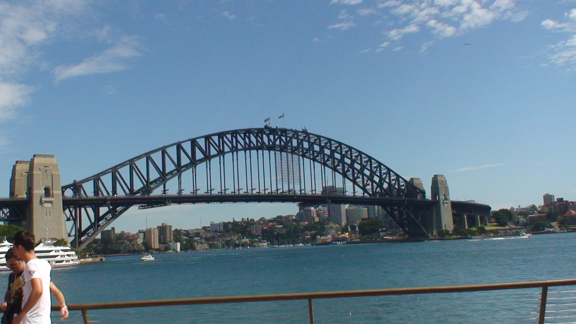 蓝天白云下的澳大利亚悉尼大桥高清图片下载-正版图片500658725-摄图网