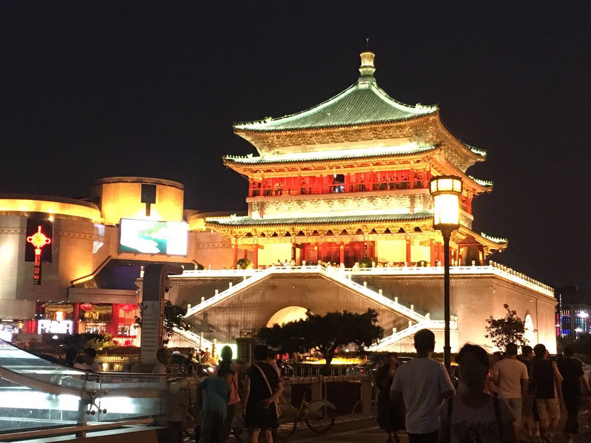 西安钟楼旅游景点攻略图