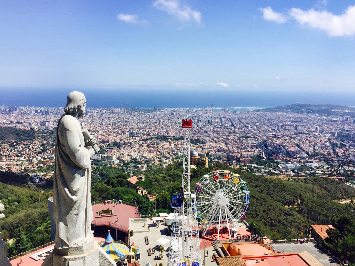 【携程攻略】巴塞罗那圣心圣殿景点,圣心圣殿位于巴塞罗那的最高处