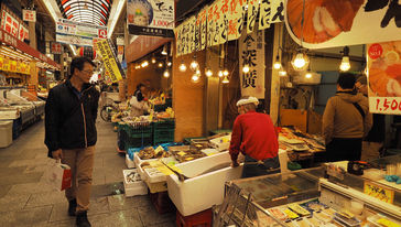 日本大阪城天守阁+黑门市场+梅田+心斋桥+道