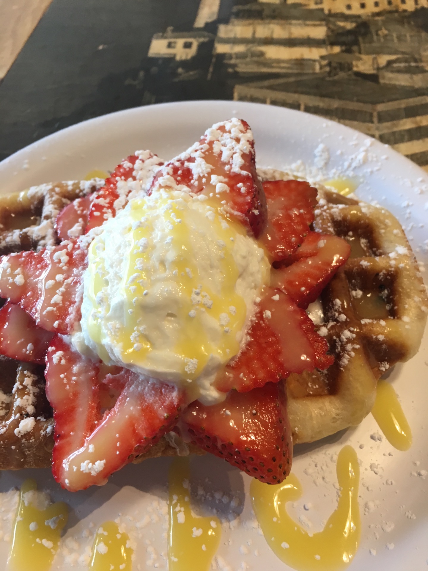 zesty lemon with strawberries is amazing!