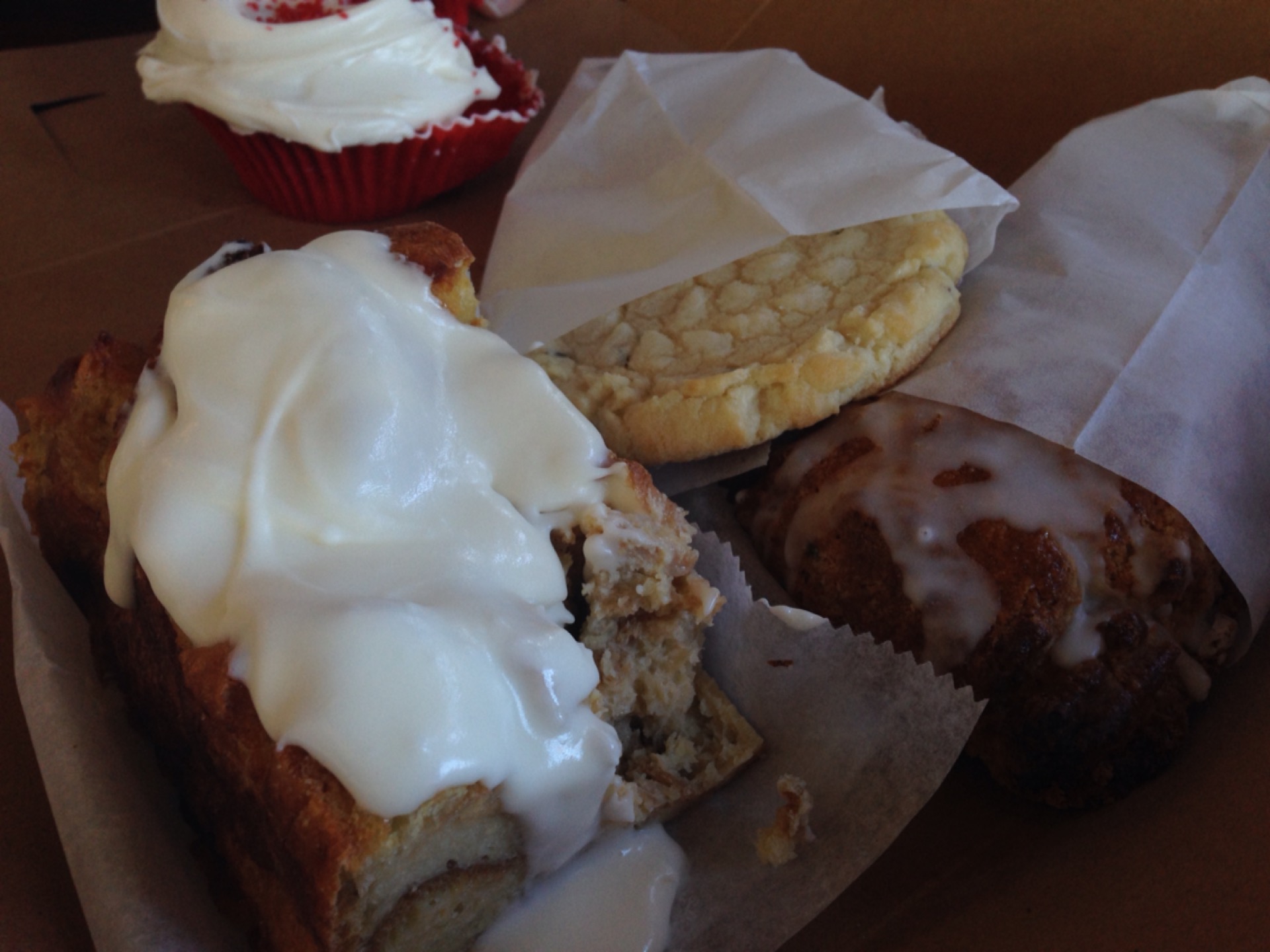 everyone loves the bourbon bread pudding but its too sweet for