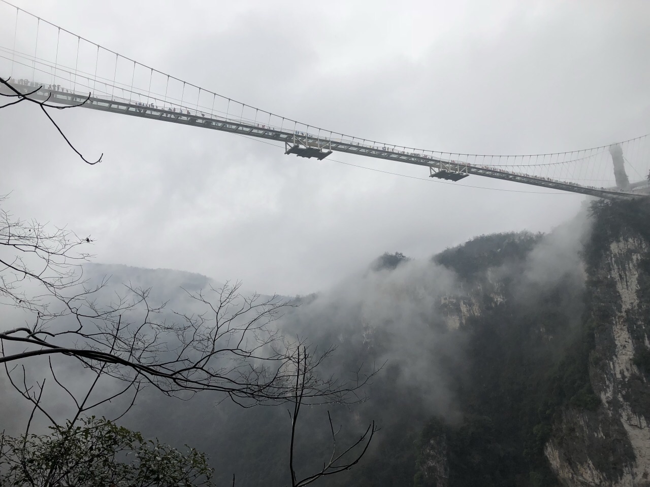 張家界大峽谷玻璃橋旅遊景點攻略圖